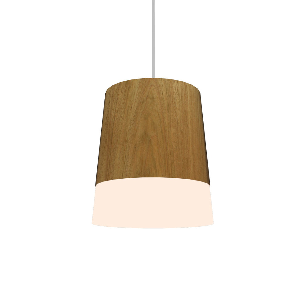 Accord Lighting - LED Pendant - Conical - Louro Freijo- Union Lighting Luminaires Decor