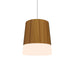 Accord Lighting - LED Pendant - Conical - Teak- Union Lighting Luminaires Decor