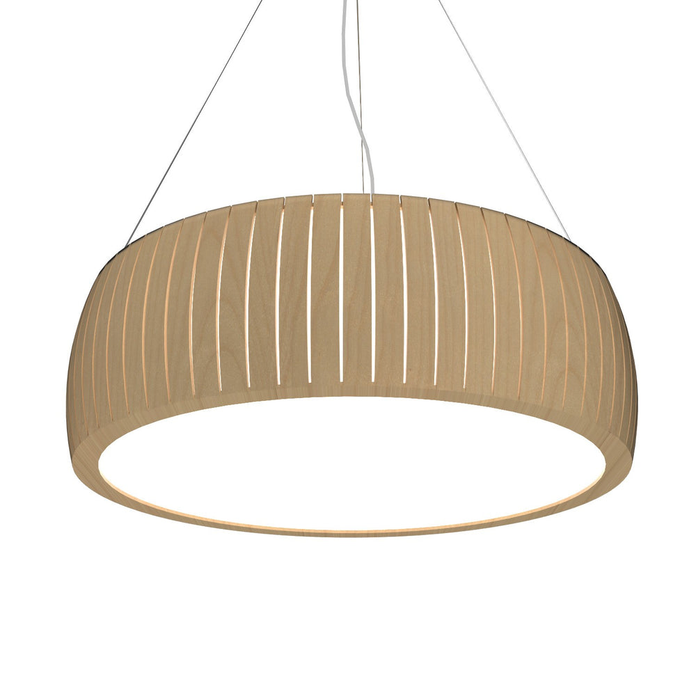 Accord Lighting - LED Pendant - Barrel - Maple- Union Lighting Luminaires Decor
