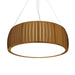 Accord Lighting - LED Pendant - Barrel - Teak- Union Lighting Luminaires Decor