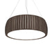 Accord Lighting - LED Pendant - Barrel - American Walnut- Union Lighting Luminaires Decor
