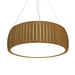Accord Lighting - LED Pendant - Barrel - Louro Freijo- Union Lighting Luminaires Decor