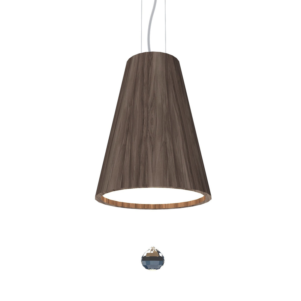 Accord Lighting - LED Pendant - Conical - American Walnut- Union Lighting Luminaires Decor