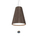 Accord Lighting - LED Pendant - Conical - American Walnut- Union Lighting Luminaires Decor