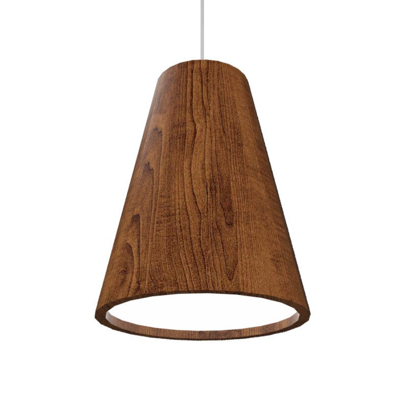 Accord Lighting - LED Pendant - Conical - Imbuia- Union Lighting Luminaires Decor