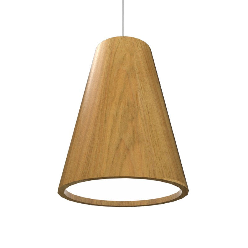 Accord Lighting - LED Pendant - Conical - Louro Freijo- Union Lighting Luminaires Decor