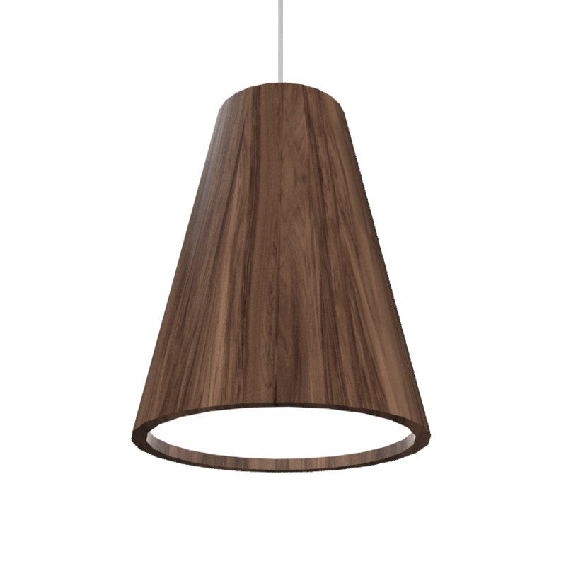 Accord Lighting - LED Pendant - Conical - American Walnut- Union Lighting Luminaires Decor