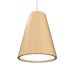 Accord Lighting - LED Pendant - Conical - Maple- Union Lighting Luminaires Decor