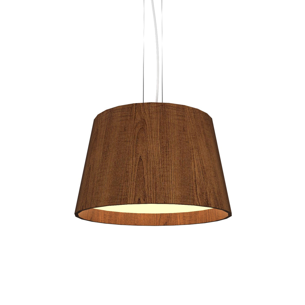 Accord Lighting - LED Pendant - Conical - Imbuia- Union Lighting Luminaires Decor