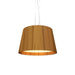 Accord Lighting - LED Pendant - Conical - Teak- Union Lighting Luminaires Decor