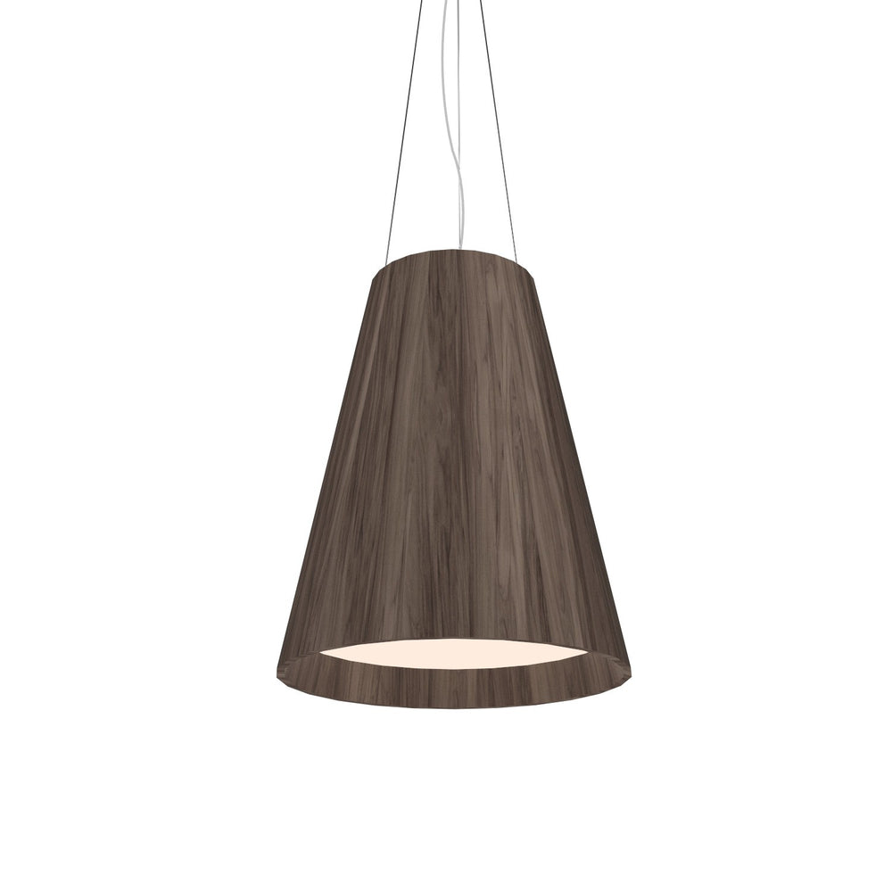 Accord Lighting - LED Pendant - Conical - American Walnut- Union Lighting Luminaires Decor