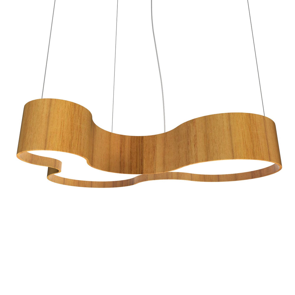 Accord Lighting - LED Pendant - Organic - Teak- Union Lighting Luminaires Decor