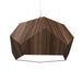 Accord Lighting - LED Pendant - Facet - American Walnut- Union Lighting Luminaires Decor