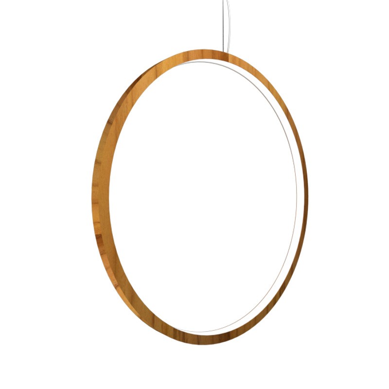 Accord Lighting - LED Pendant - Frame - Teak- Union Lighting Luminaires Decor