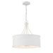 Meridian - Four Light Pendant - Bisque White- Union Lighting Luminaires Decor