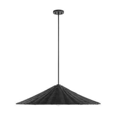 Meridian - One Light Pendant - Matte Black- Union Lighting Luminaires Decor