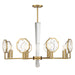 Savoy House - Eight Light Chandelier - Leighton - Warm Brass- Union Lighting Luminaires Decor