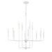 Savoy House - 12 Light Chandelier - Avondale - Bisque White- Union Lighting Luminaires Decor