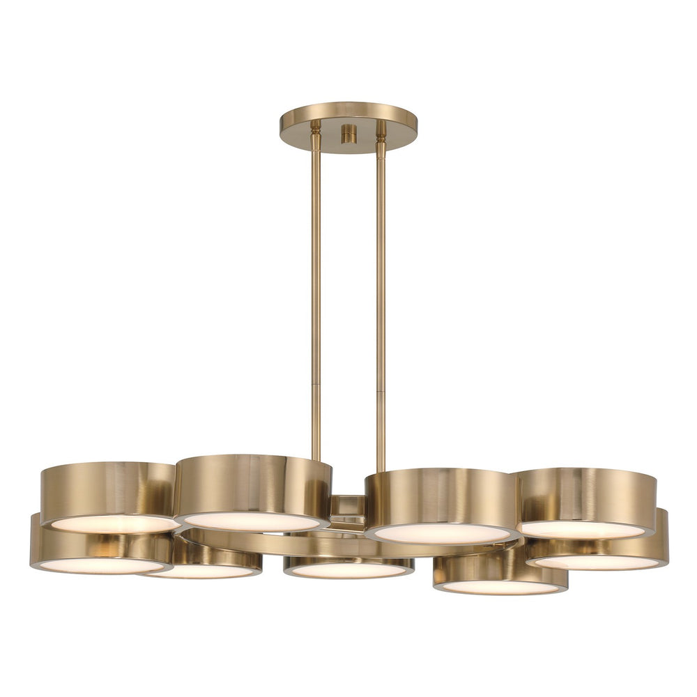 Savoy House - LED Chandelier - Talamanca - Noble Brass- Union Lighting Luminaires Decor