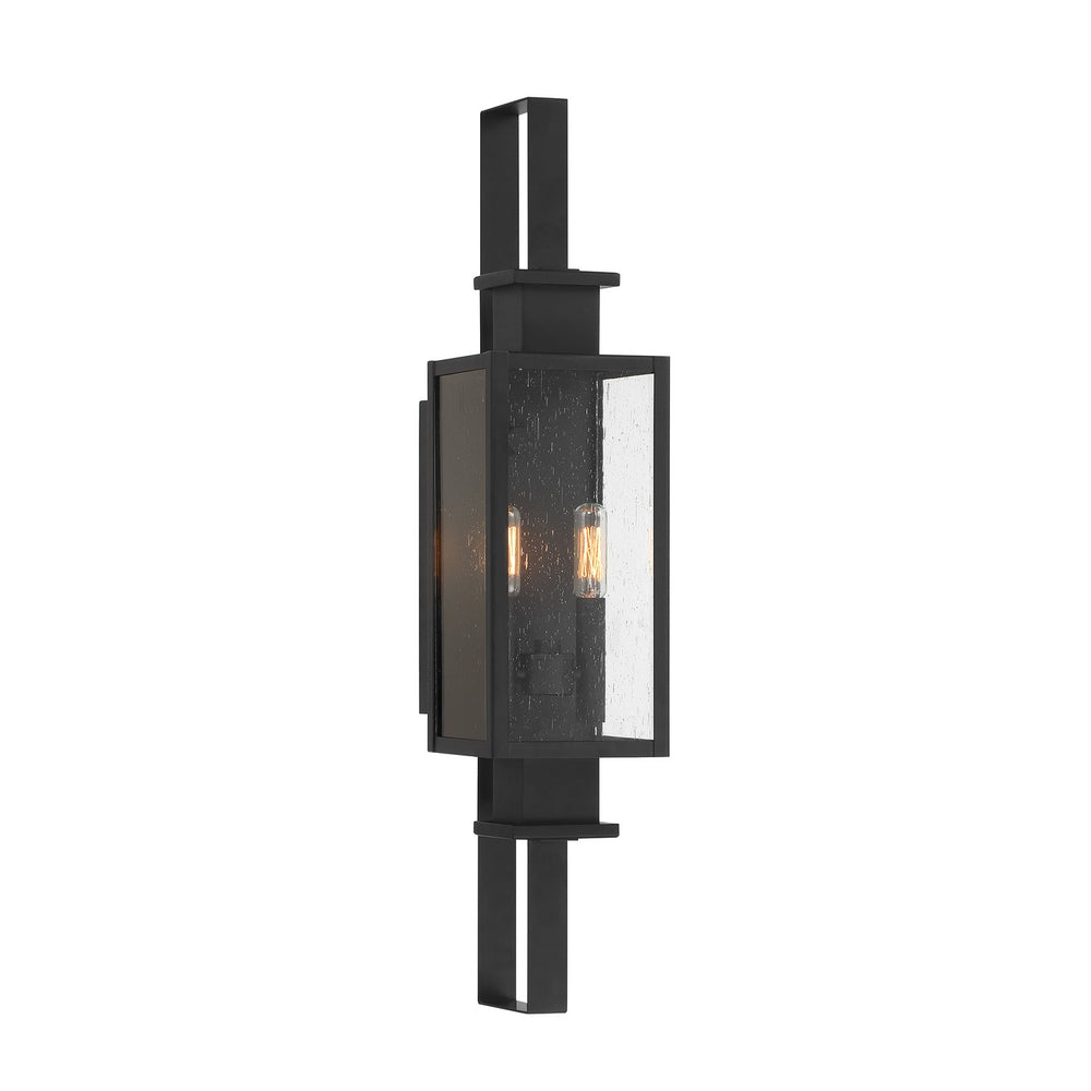 Savoy House Canada - Two Light Outdoor Wall Lantern - Ascott - Matte Black- Union Lighting Luminaires Decor
