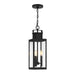 Savoy House - Three Light Outdoor Hanging Lantern - Ascott - Matte Black- Union Lighting Luminaires Decor