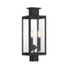 Savoy House Canada - Three Light Outdoor Post Lantern - Ascott - Matte Black- Union Lighting Luminaires Decor