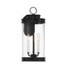 Savoy House Canada - Three Light Outdoor Wall Lantern - Englewood - Matte Black- Union Lighting Luminaires Decor