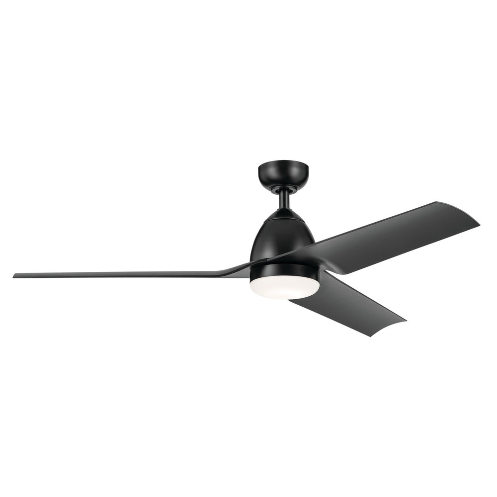 Kichler Canada - 54"Ceiling Fan - Fit - Satin Black- Union Lighting Luminaires Decor