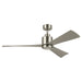 Kichler Canada - 52"Ceiling Fan - TRUE - Brushed Stainless Steel- Union Lighting Luminaires Decor