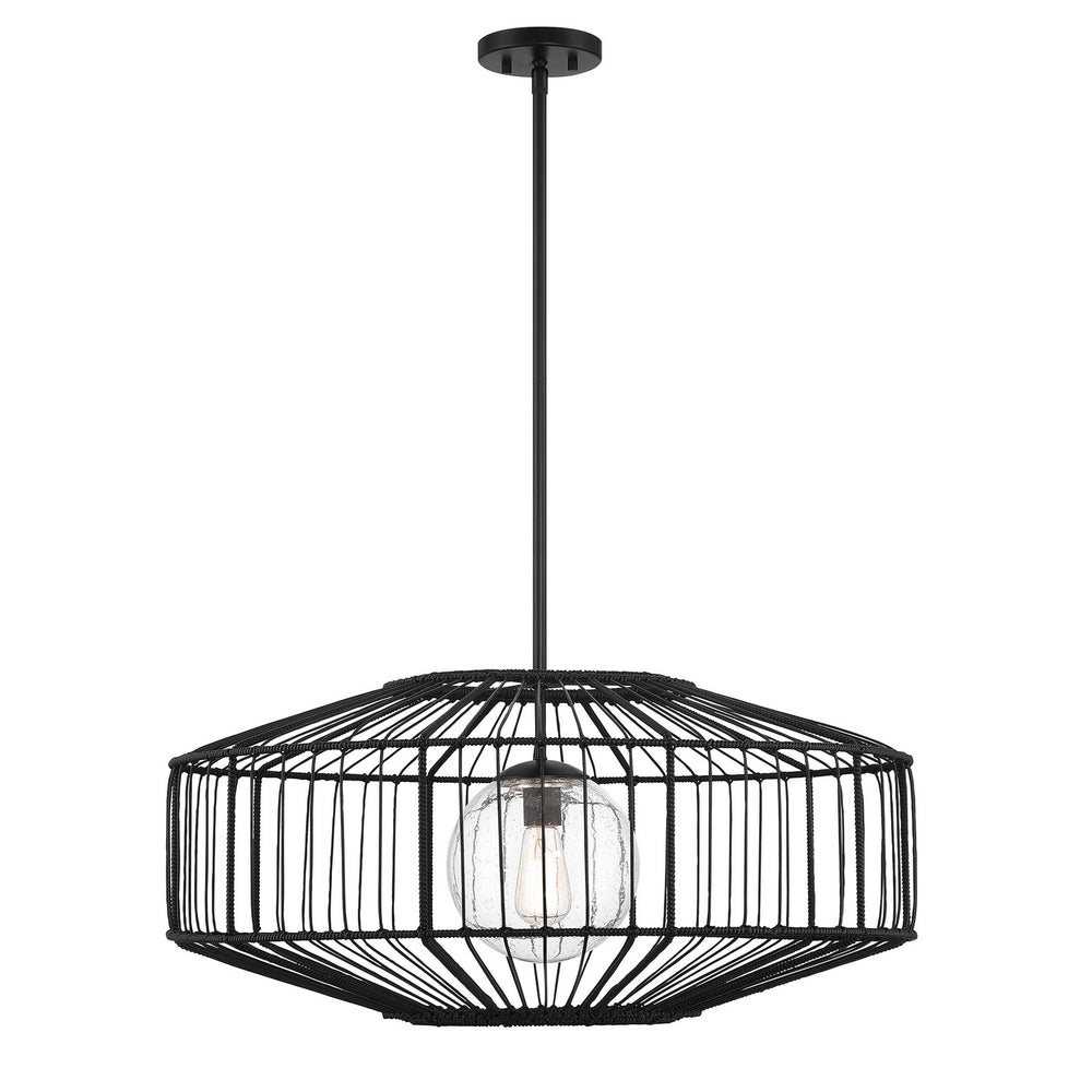 Savoy House - One Light Pendant - Marcy - Matte Black- Union Lighting Luminaires Decor