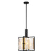 Savoy House - Three Light Pendant - Hayward - Matte Black with Warm Brass Accents- Union Lighting Luminaires Decor