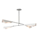 Hubbardton Forge - Four Light Pendant/Semi-Flush - Vertex - Vintage Platinum- Union Lighting Luminaires Decor