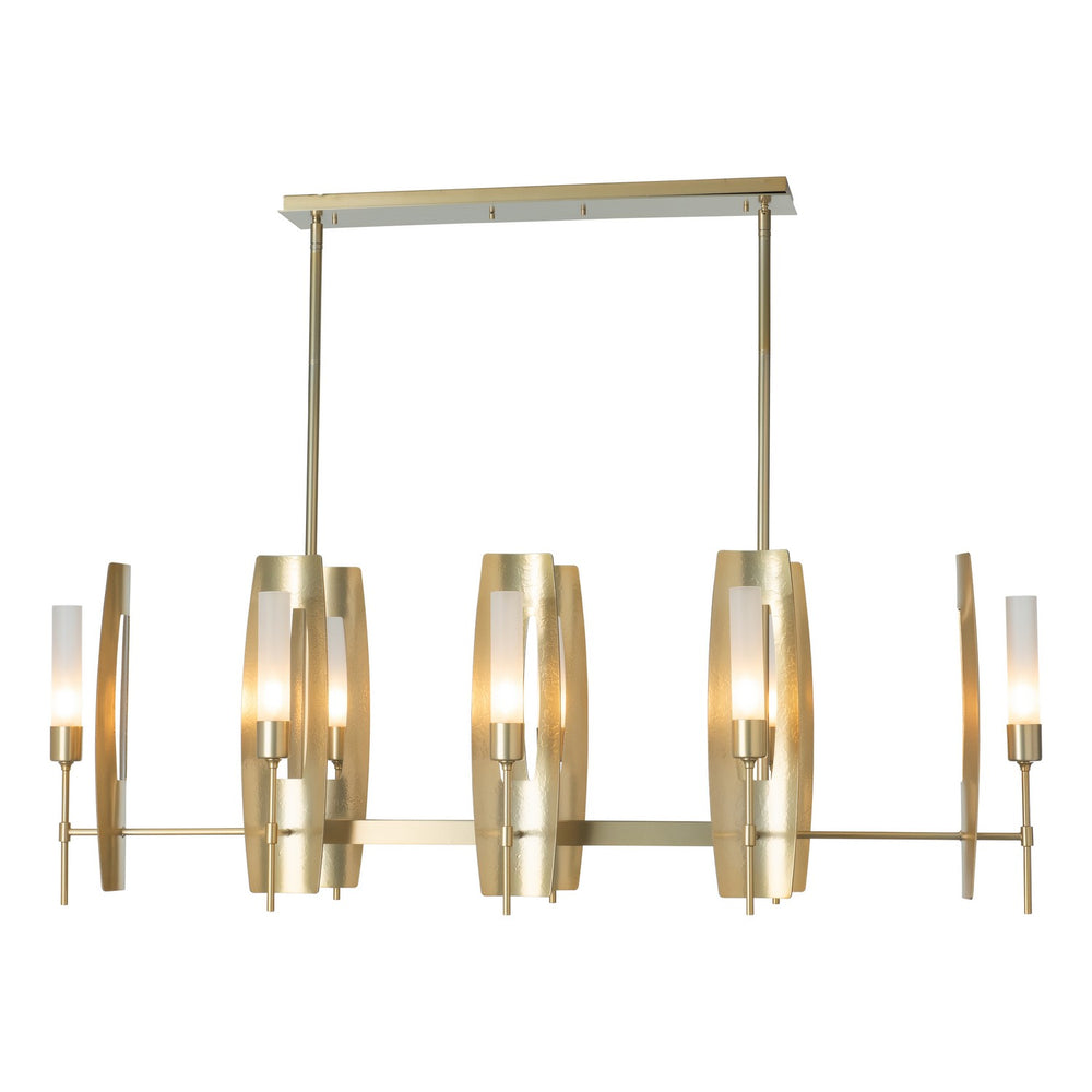Hubbardton Forge - Eight Light Pendant - Passage - Ink- Union Lighting Luminaires Decor