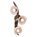 Hubbardton Forge - LED Wall Sconce/Semi-Flush - Mika - Dark Smoke- Union Lighting Luminaires Decor