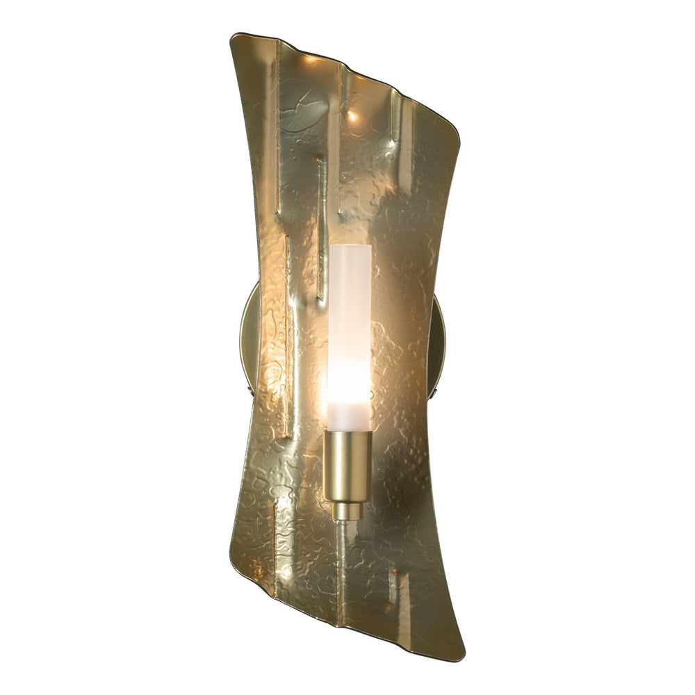 Hubbardton Forge - LED Wall Sconce - Crest - Modern Brass- Union Lighting Luminaires Decor