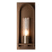 Hubbardton Forge - One Light Outdoor Wall Sconce - Triomphe - Coastal Bronze- Union Lighting Luminaires Decor