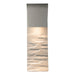 Hubbardton Forge - One Light Outdoor Wall Sconce - Element - Coastal Burnished Steel- Union Lighting Luminaires Decor