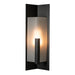 Hubbardton Forge - One Light Outdoor Wall Sconce - Summit - Coastal Black- Union Lighting Luminaires Decor