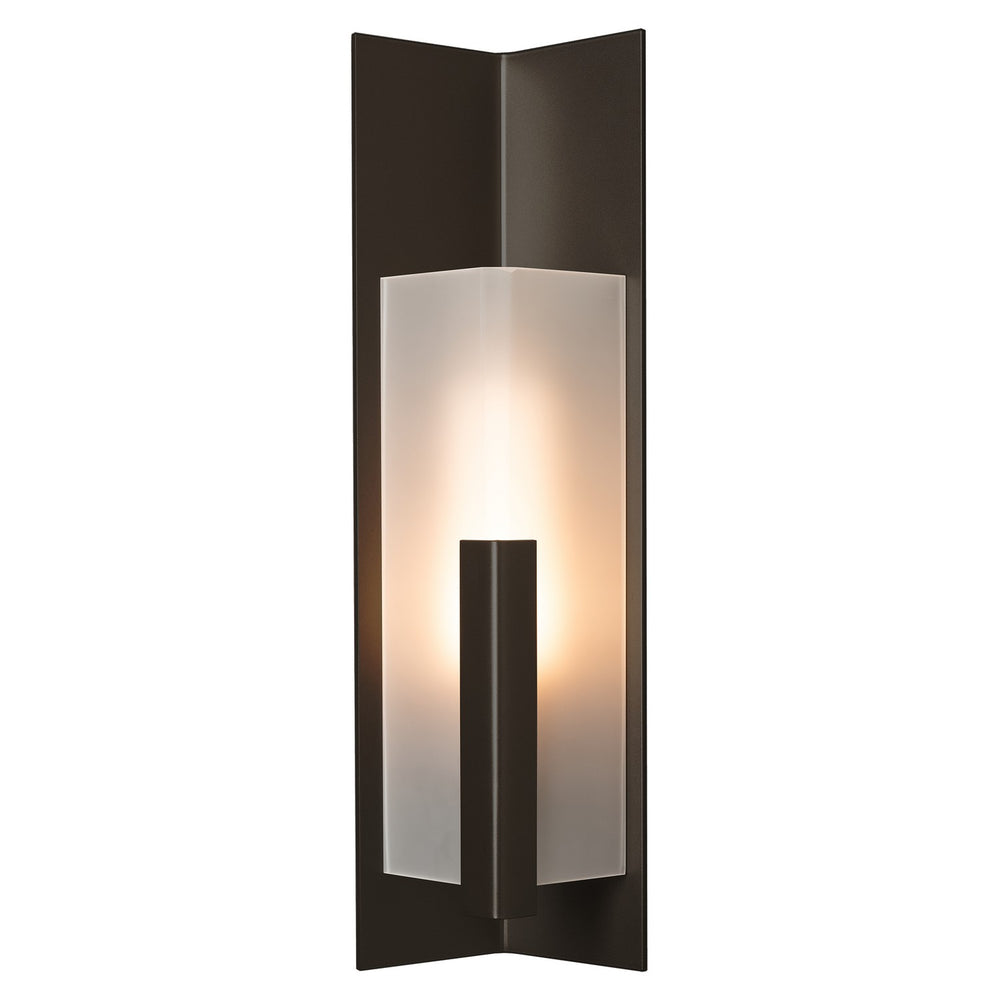 Hubbardton Forge - One Light Outdoor Wall Sconce - Summit - Oil Rubbed Bronze- Union Lighting Luminaires Decor