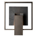 Hubbardton Forge - One Light Outdoor Wall Sconce - Shadow Box - Oil Rubbed Bronze- Union Lighting Luminaires Decor