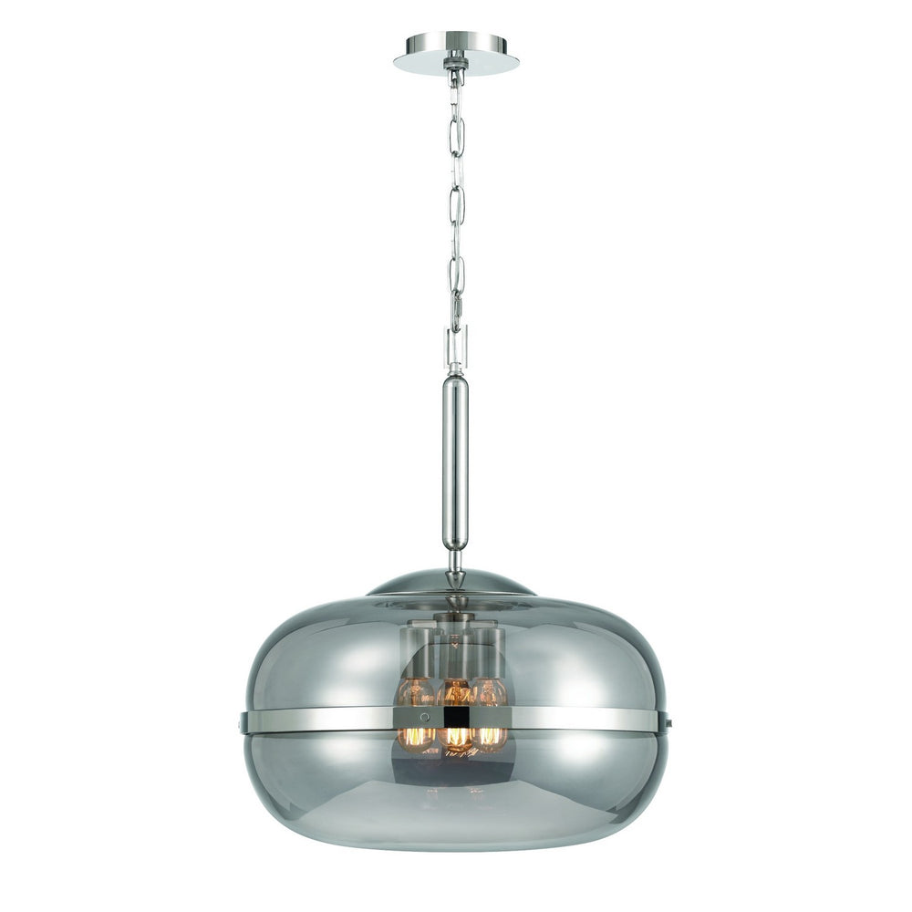 Eurofase Canada - Three Light Pendant - Nottingham - Nickel- Union Lighting Luminaires Decor