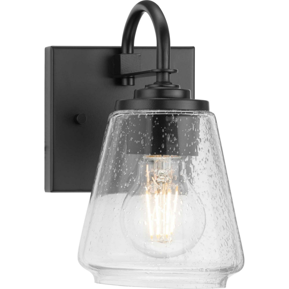 Progress Canada - One Light Bath & Vanity Light - Martenne - Matte Black- Union Lighting Luminaires Decor