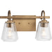 Progress Canada - Two Light Bath & Vanity - Martenne - Aged Bronze- Union Lighting Luminaires Decor