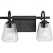 Progress Canada - Two Light Bath & Vanity - Martenne - Matte Black- Union Lighting Luminaires Decor