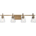 Progress Canada - Four Light Bath & Vanity - Martenne - Aged Bronze- Union Lighting Luminaires Decor