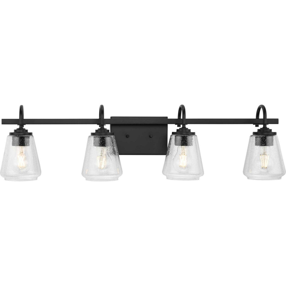 Progress Canada - Four Light Bath & Vanity - Martenne - Matte Black- Union Lighting Luminaires Decor