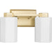 Progress Canada - Two Light Bath & Vanity - Estrada - Brushed Gold- Union Lighting Luminaires Decor