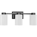 Progress Canada - Three Light Bath & Vanity - Estrada - Matte Black- Union Lighting Luminaires Decor
