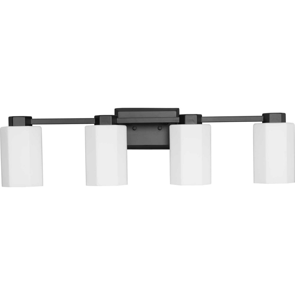 Progress Canada - Four Light Bath & Vanity - Estrada - Matte Black- Union Lighting Luminaires Decor