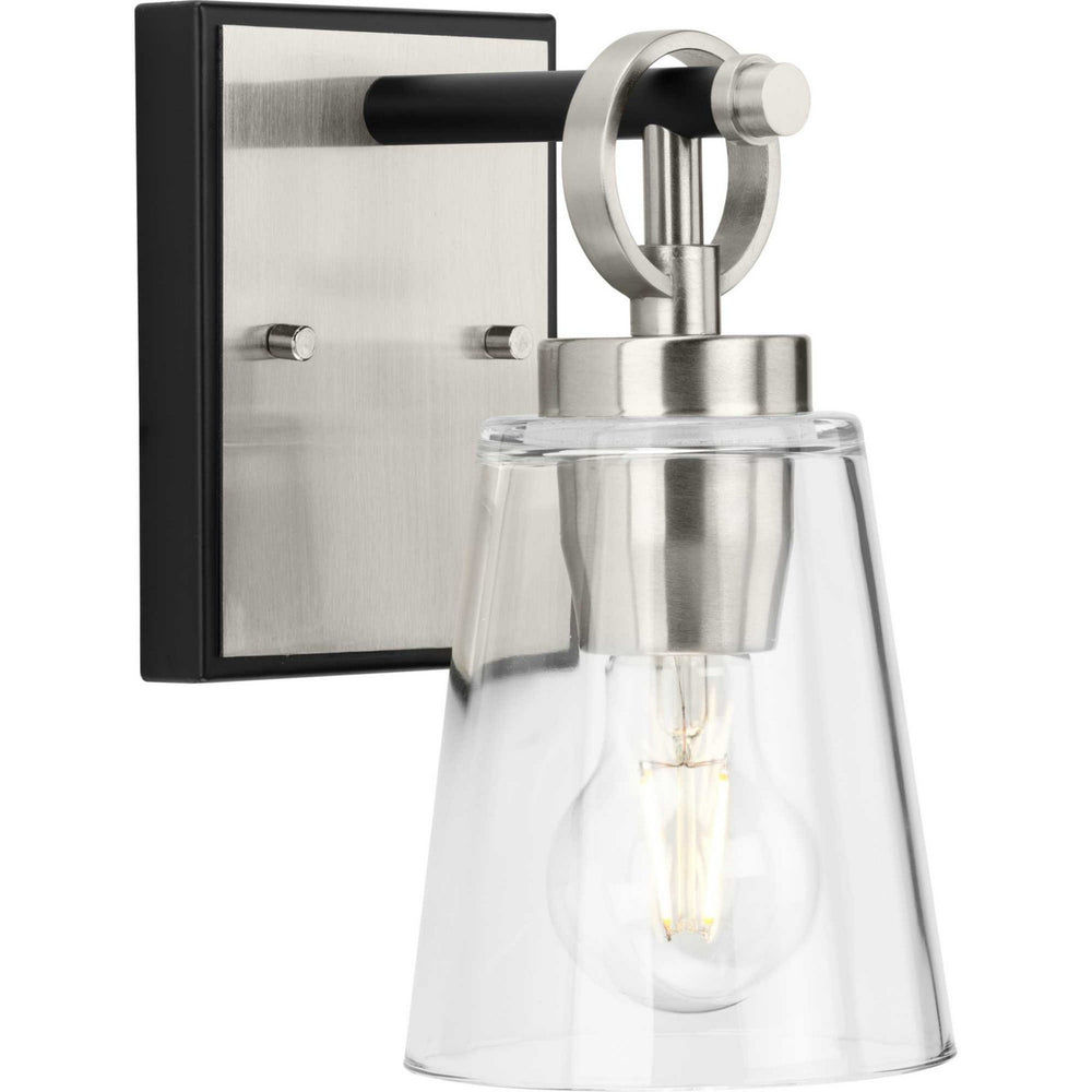 Progress Canada - One Light Bath & Vanity Light - Cassell - Brushed Nickel- Union Lighting Luminaires Decor